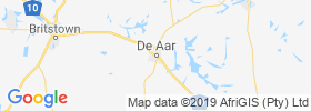 De Aar map